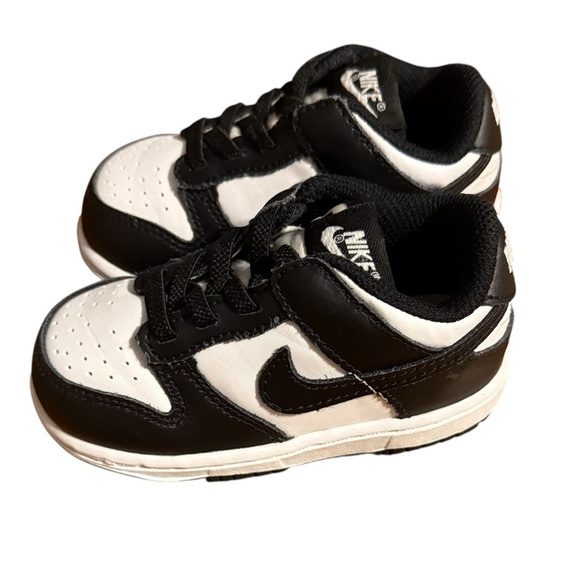 Nike Dunk Low in Black and White Panda Toddler Sz 6C CW1589-100 - Picture 1 of 14
